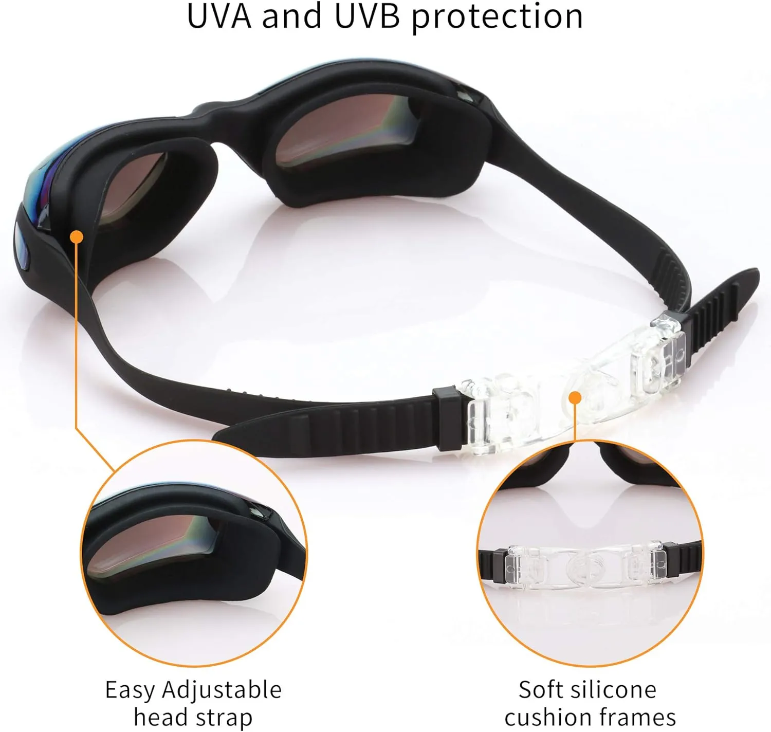 4 Pack Kids Swim Goggles Ages 6-14 UV Protection Anti Fog No Leaking Pool Swimming Goggles for Boys Girls Youth
