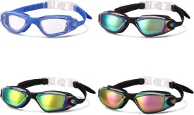 4 Pack Kids Swim Goggles Ages 6-14 UV Protection Anti Fog No Leaking Pool Swimming Goggles for Boys Girls Youth