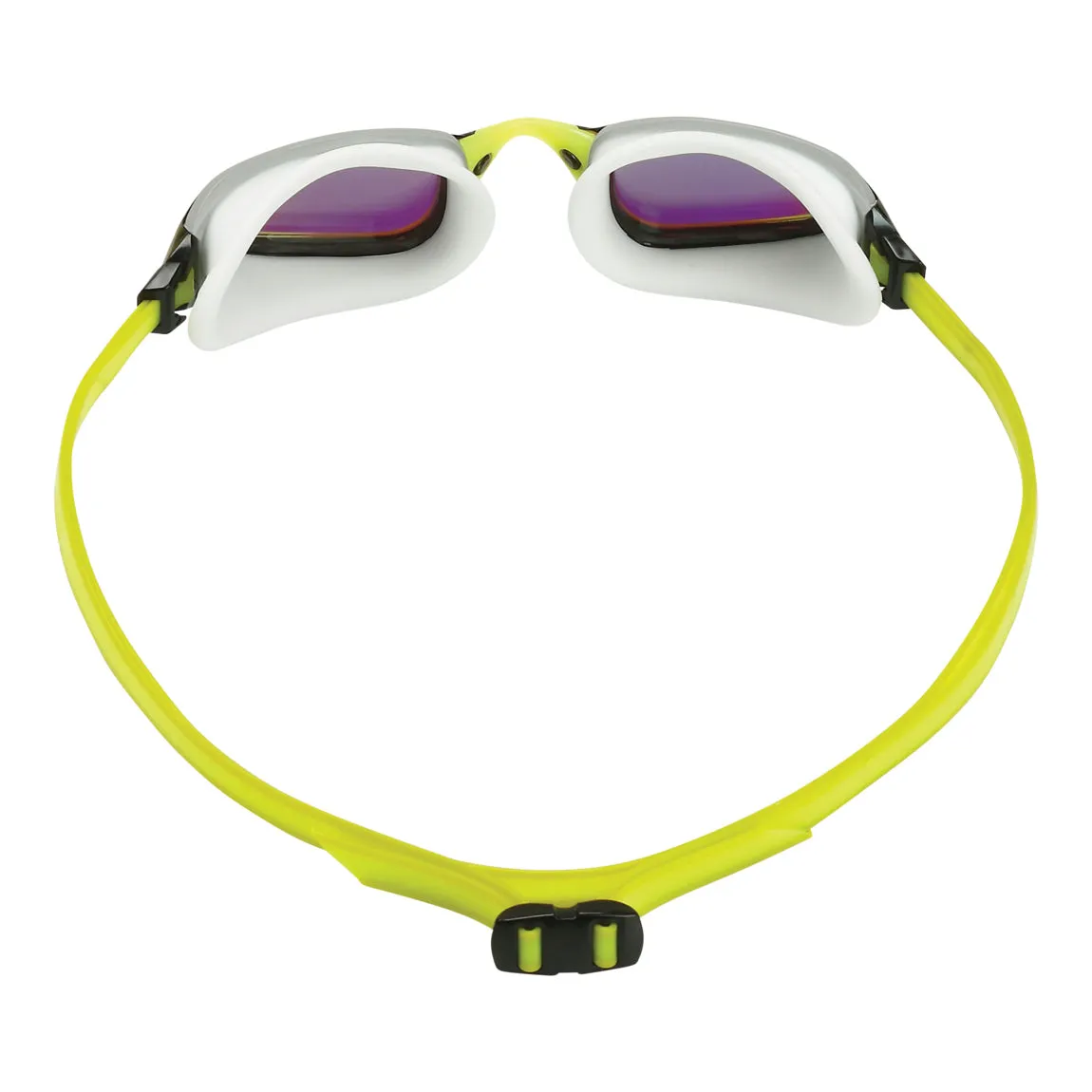 Aqua Sphere Fastlane.A - White/Yellow:Yellow Titanium Mirrored
