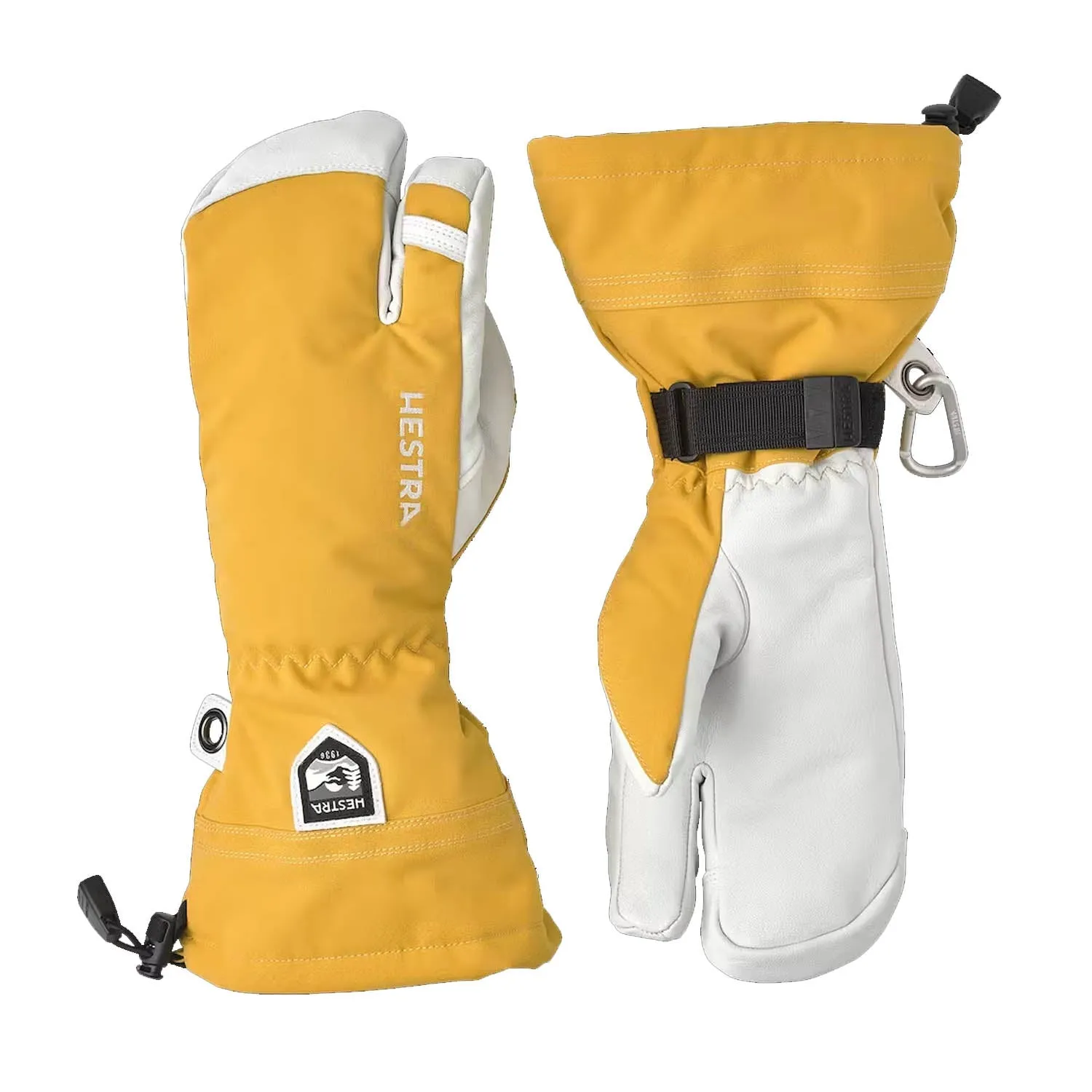 Army Leather Heli Ski 3-Finger Gloves