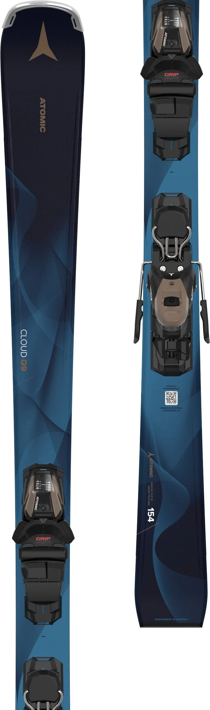 Atomic Women's Cloud Q9 Skis with M 10 GW Bindings 2025