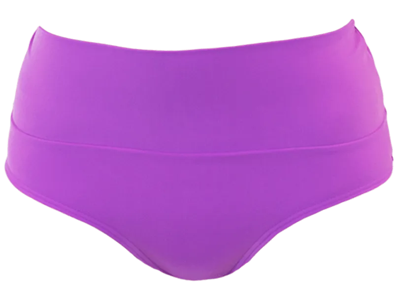 Banded Midrise Bottom - Purple - FINAL SALE