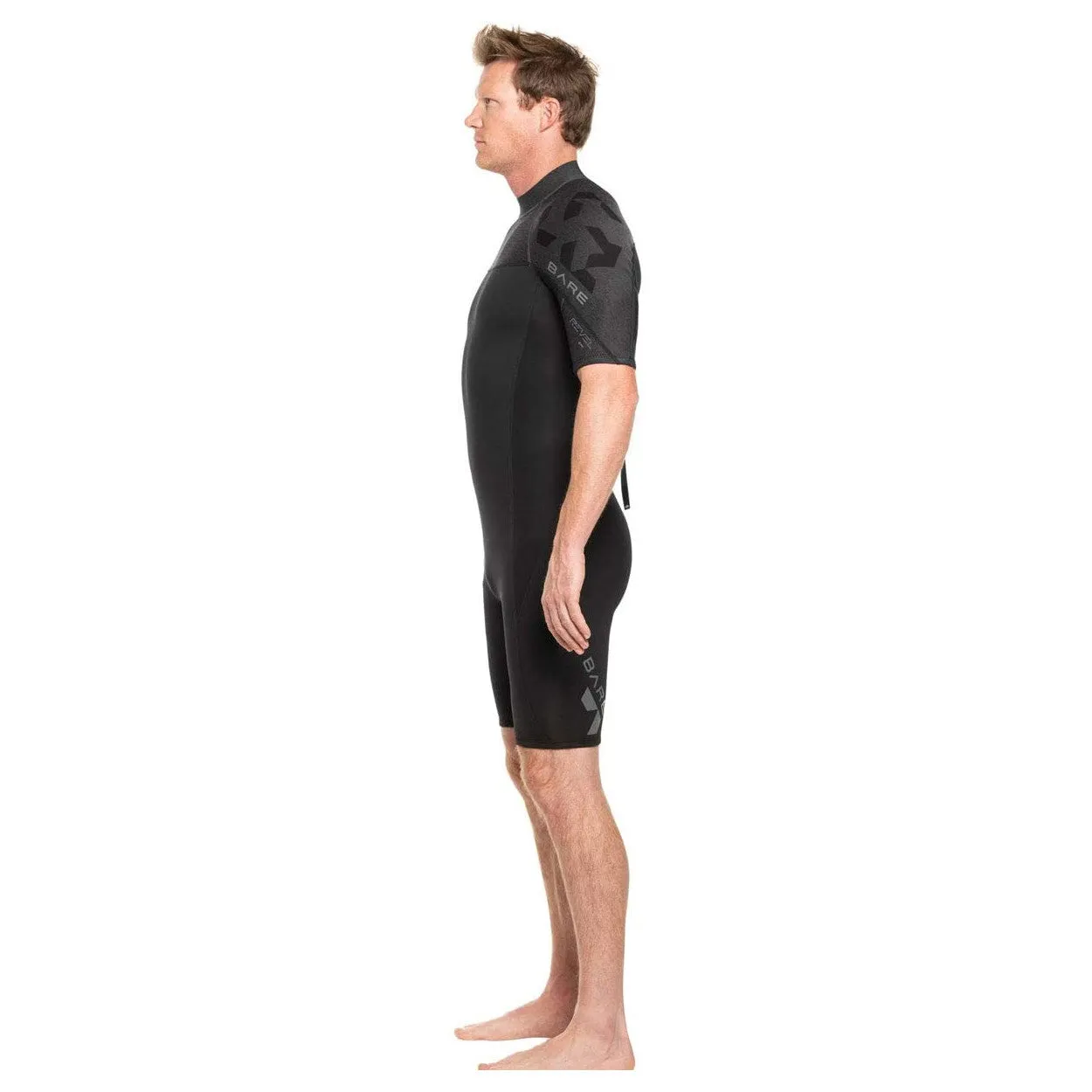 Bare 2mm Mens Revel Shorty Wetsuit