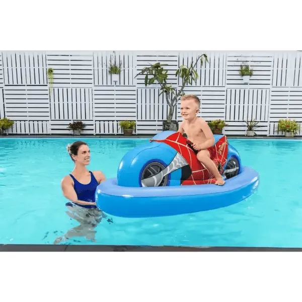 Bestway Spider-Man Sporty Motorcycle Kids Ride-On Pool Float [WS]