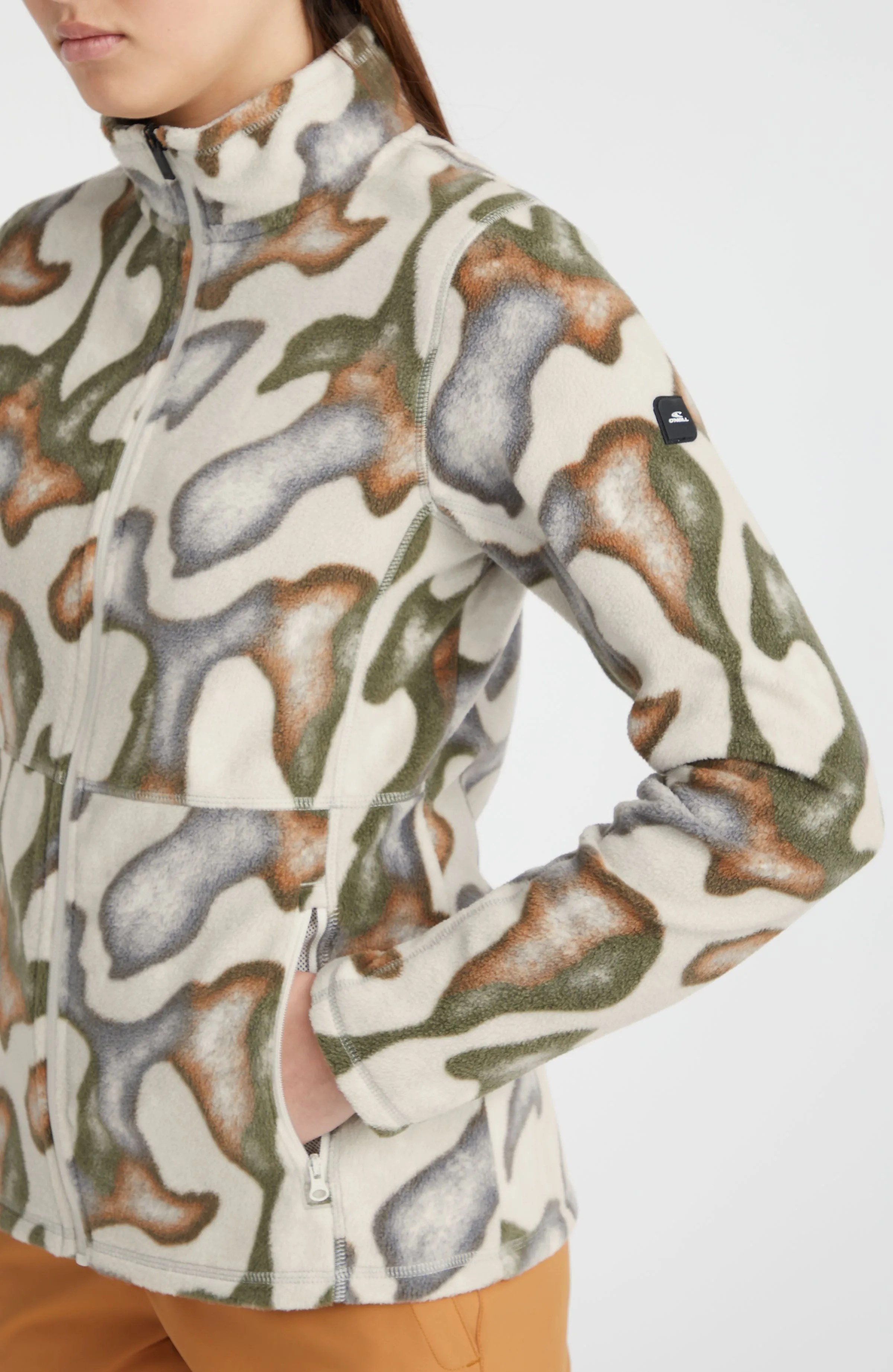 Clime Printed Full-Zip Fleece | Hiker Camo