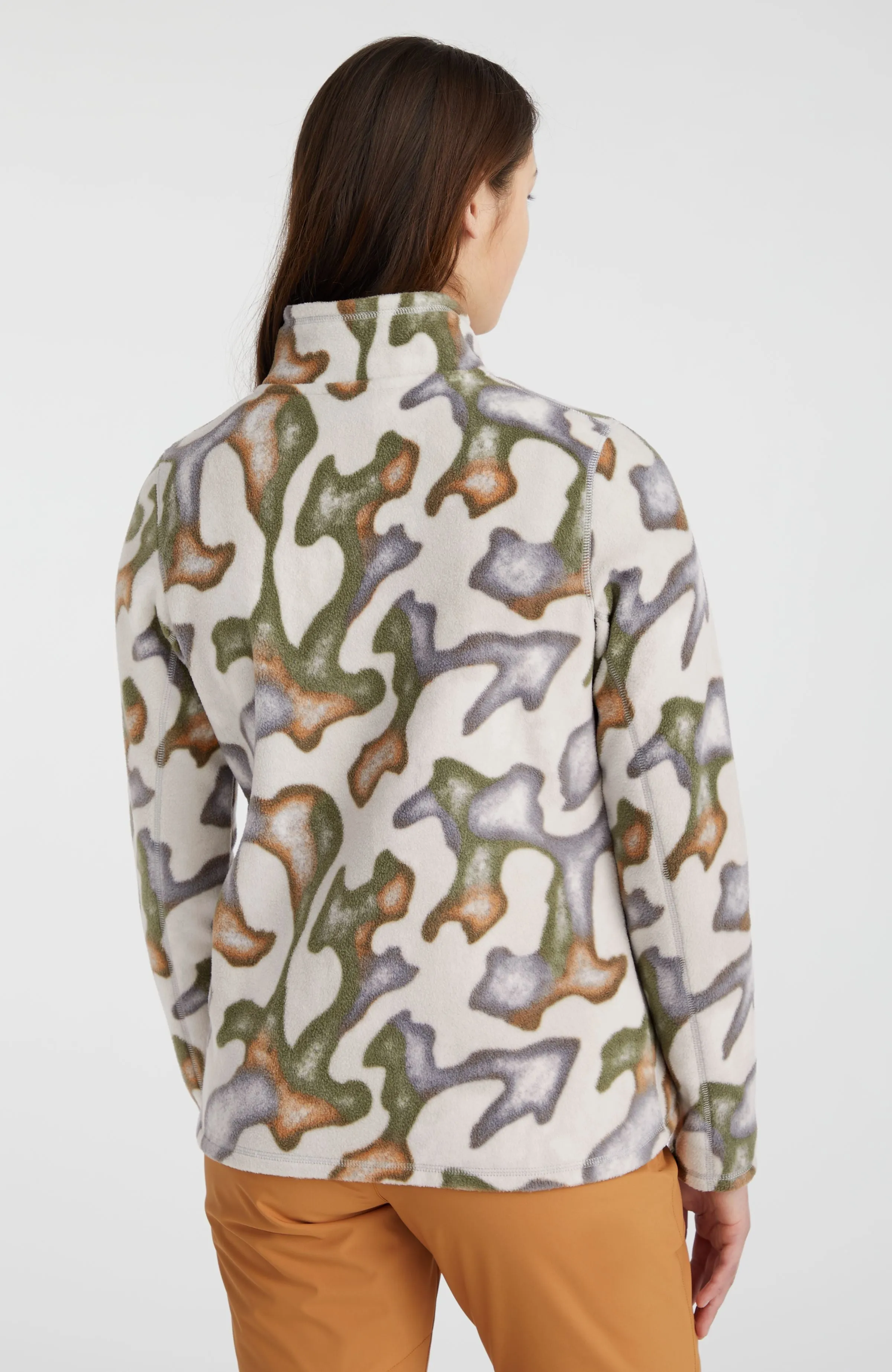 Clime Printed Full-Zip Fleece | Hiker Camo