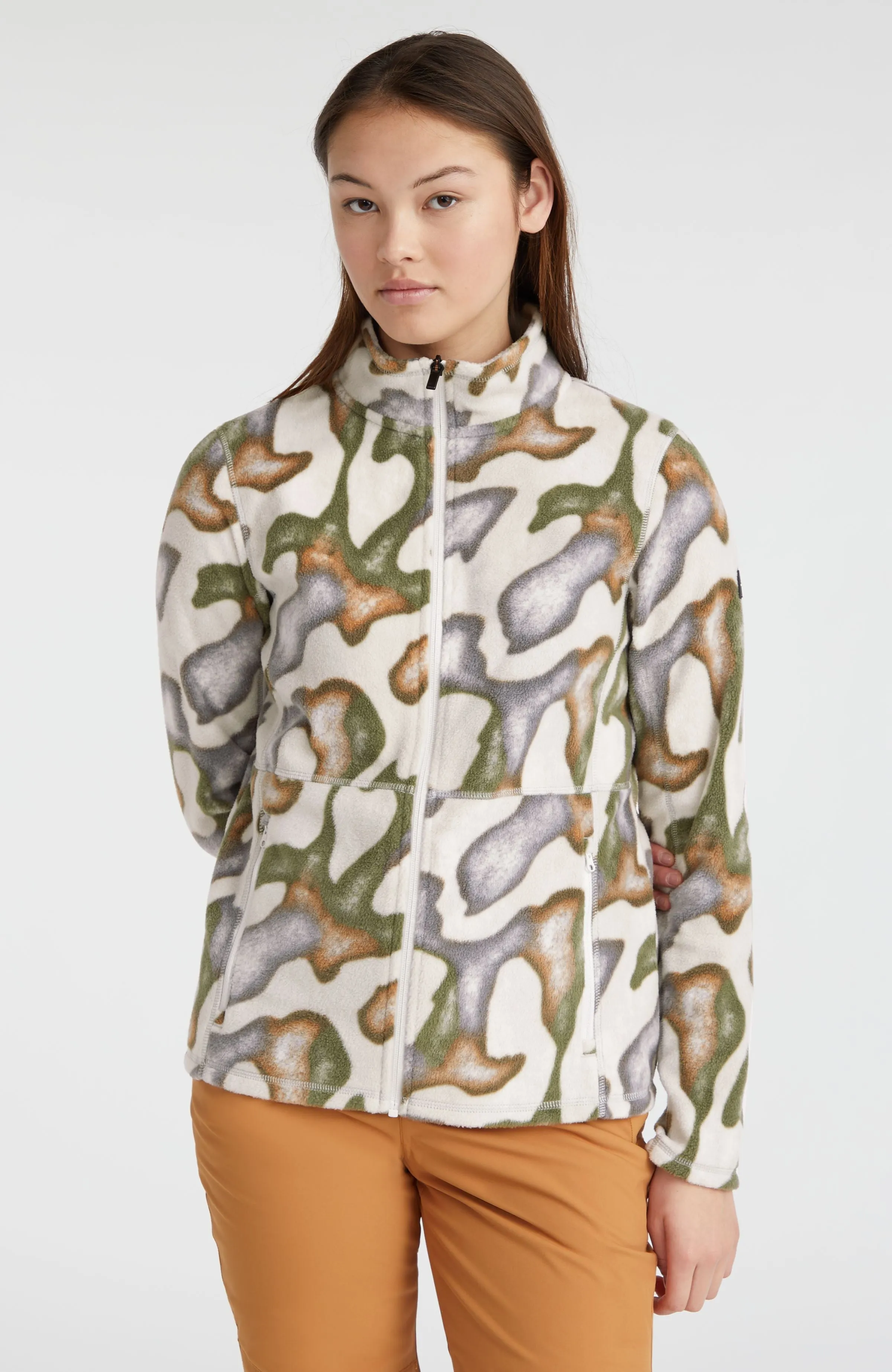 Clime Printed Full-Zip Fleece | Hiker Camo