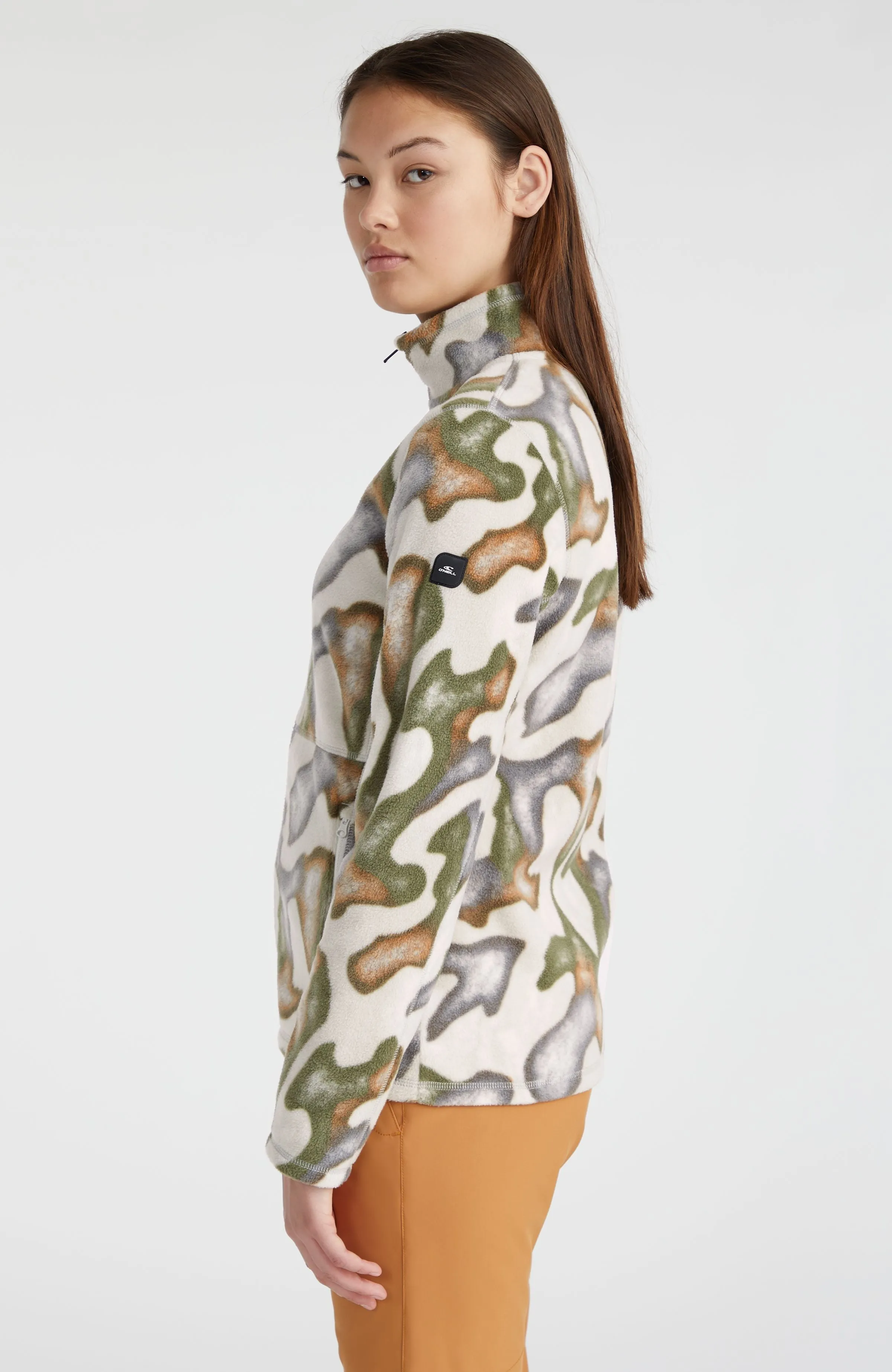 Clime Printed Full-Zip Fleece | Hiker Camo