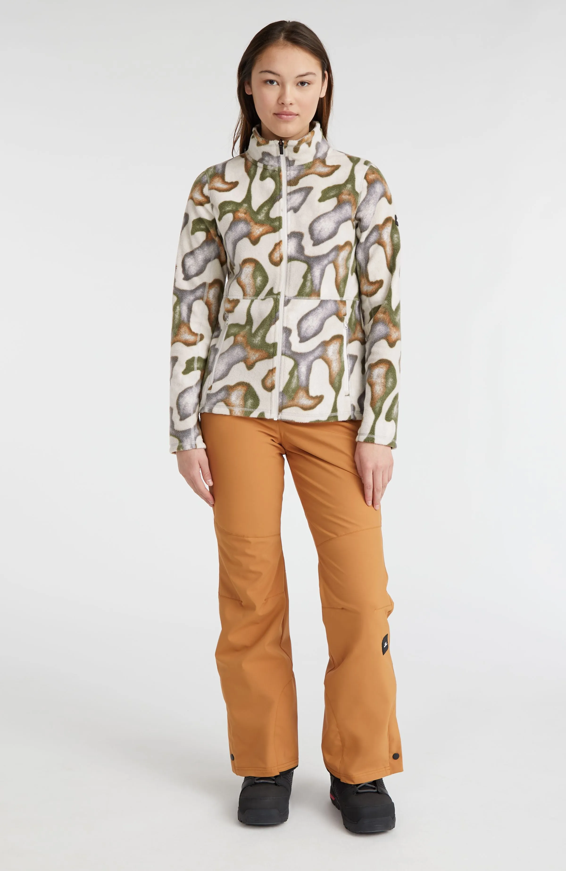 Clime Printed Full-Zip Fleece | Hiker Camo