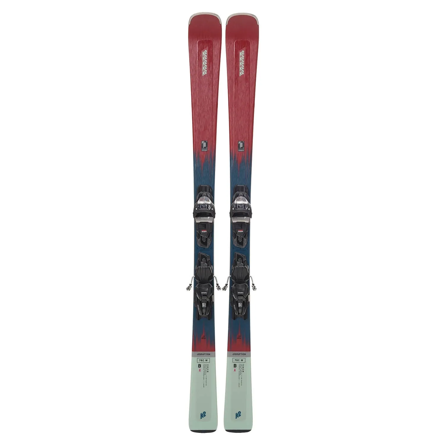 Disruption 76C W Skis & ER3 10 Bindings 2024