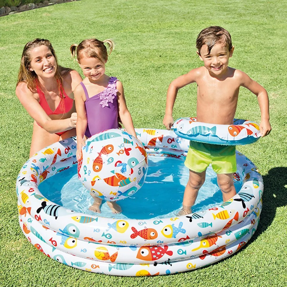 Fishbowl Pool W/Ball And Tube