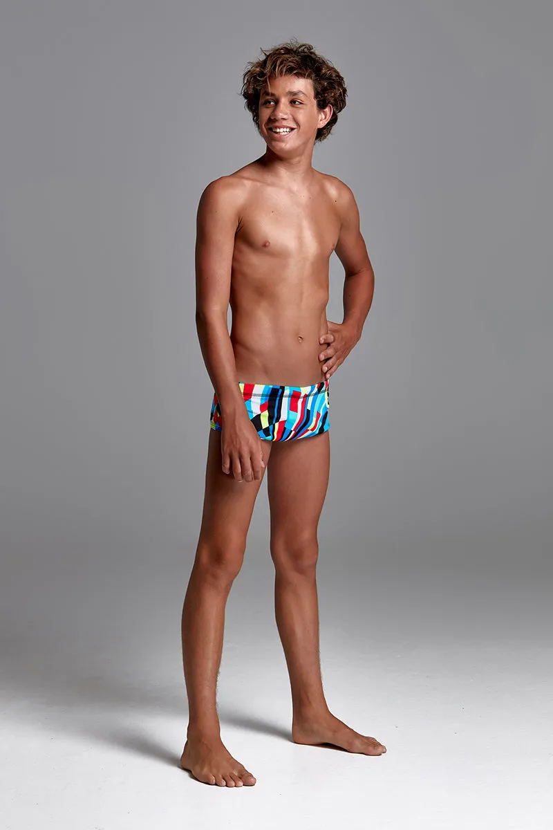 Funky Trunks - Block Chain - Boys Classic Trunks