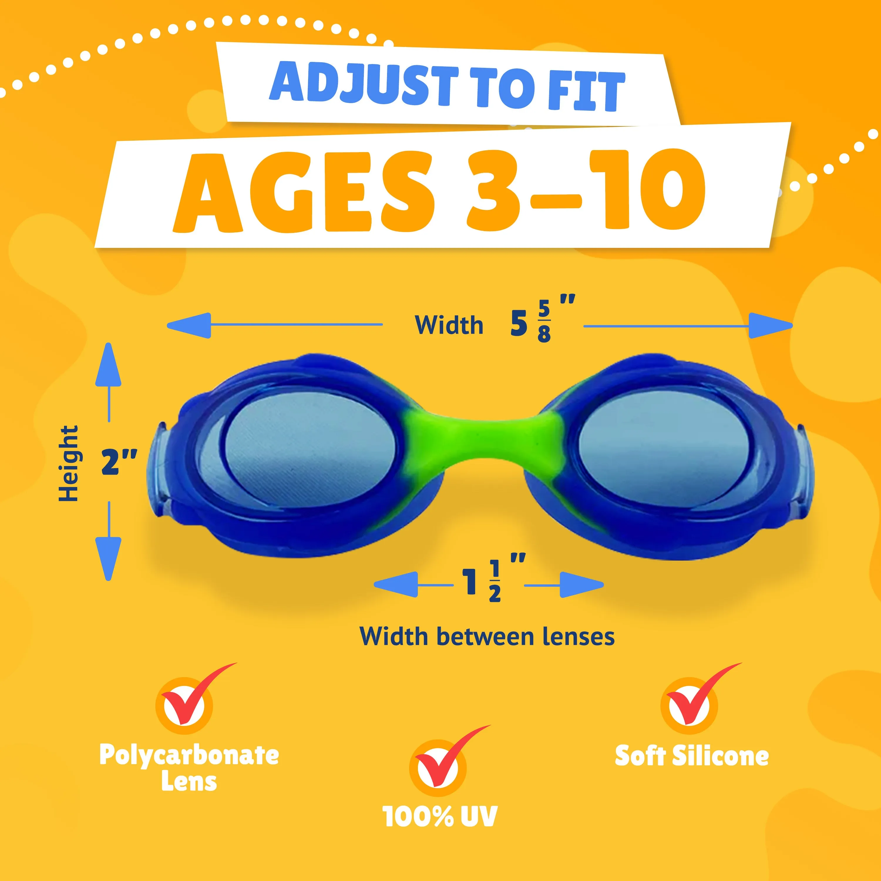 Goggles Only Kids Blue-Blue
