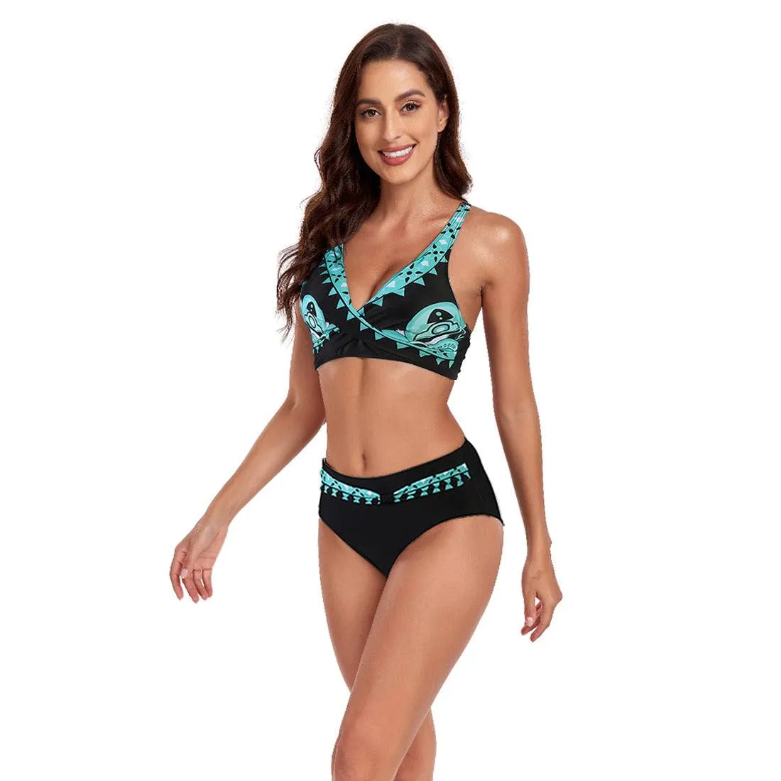Halter Bikini New Beach Split Swimsuit Summer