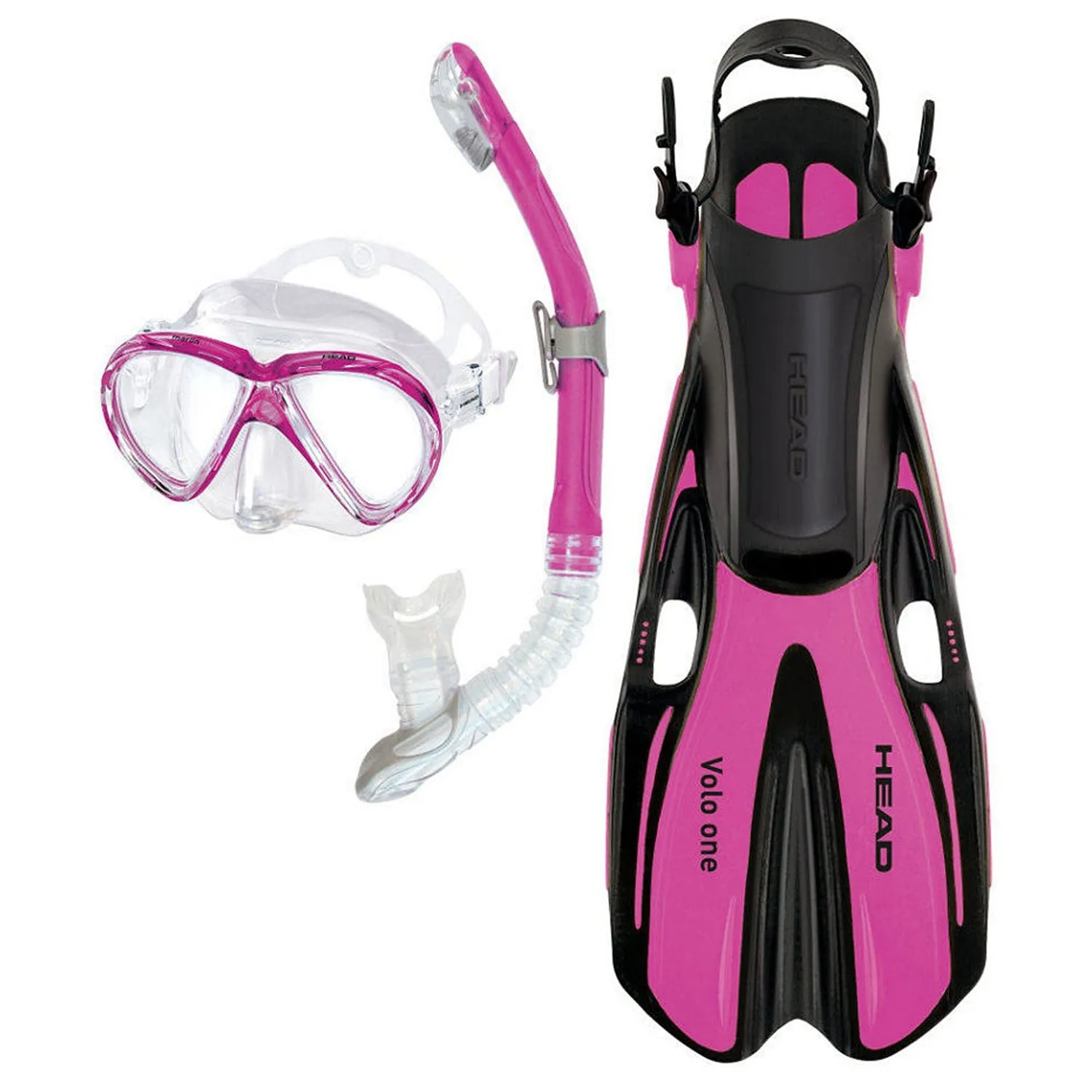 Head Adult Marlin Purge/ Marlin Dry/ Volo One Mask, Snorkel and Fin Set