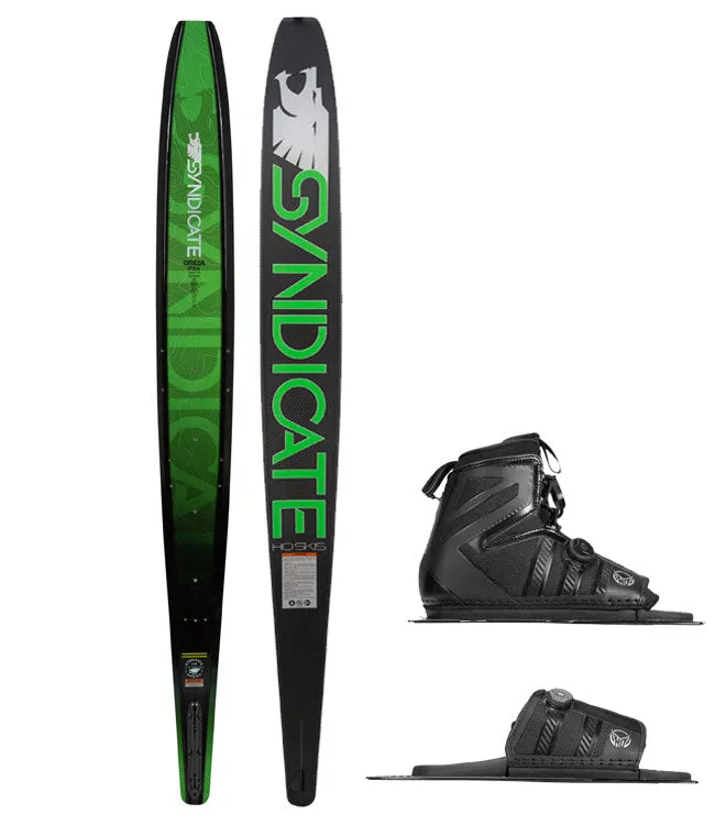 HO Syndicate Omega Max Slalom Ski with Stance Atop Boot & RTP (2023)