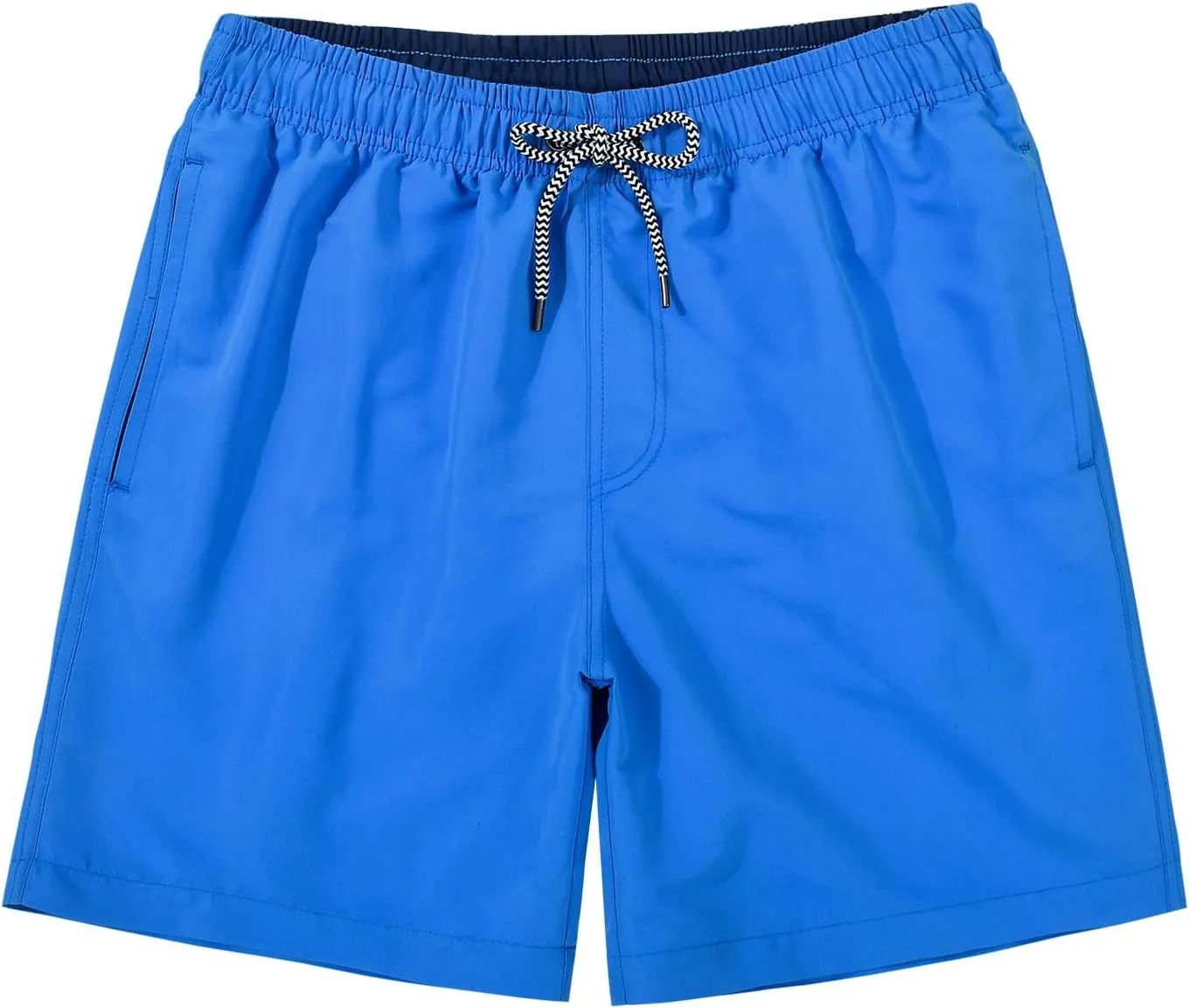 JOYSON Mens Swim Trunks Quick Dry Swim Shorts with Mesh Lining Solid Color Swimwear Bathing Suits