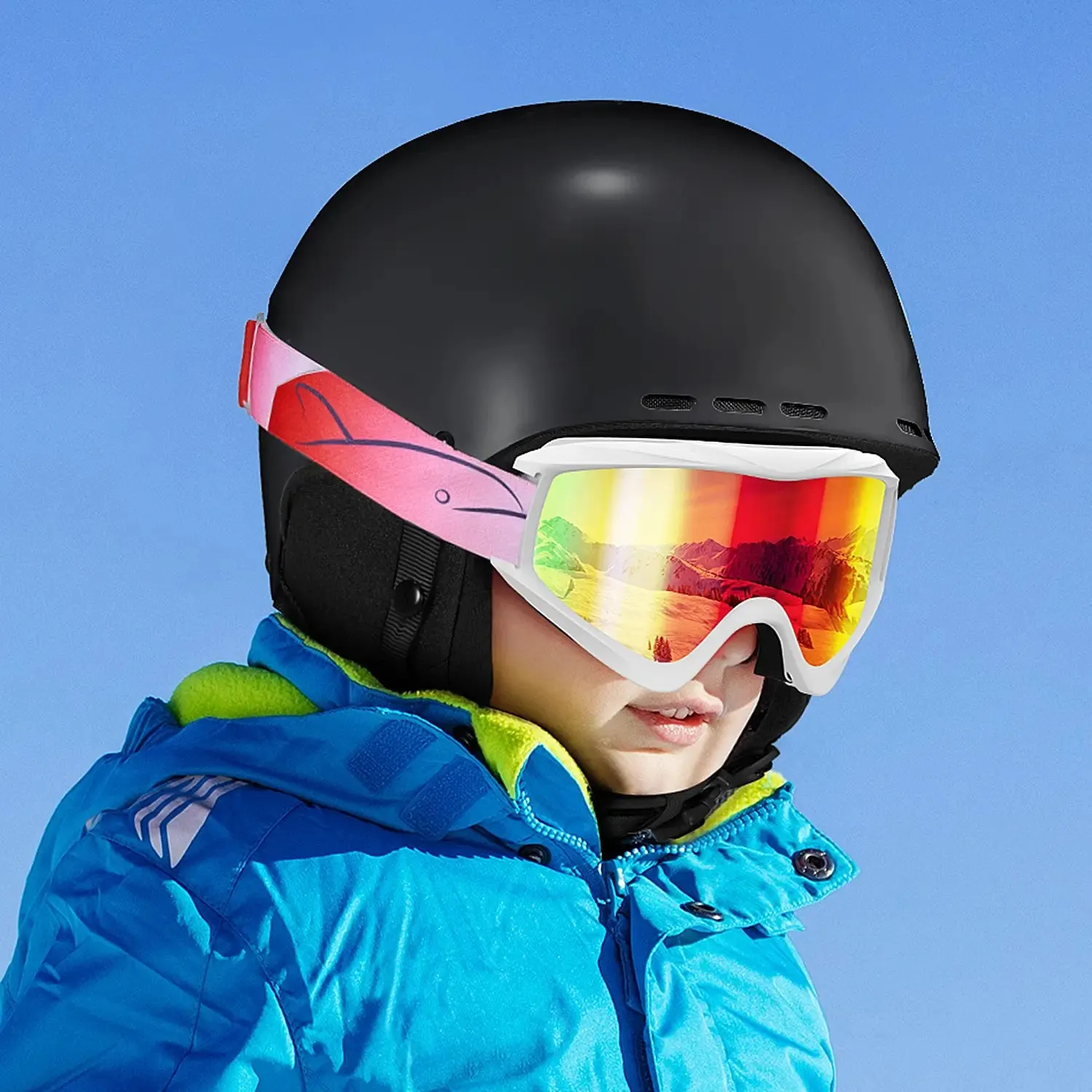Kids Helmet Ski - S / Hornbill