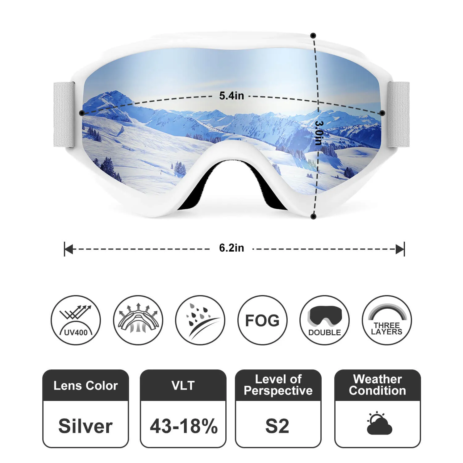Kids Ski Goggles_Reno