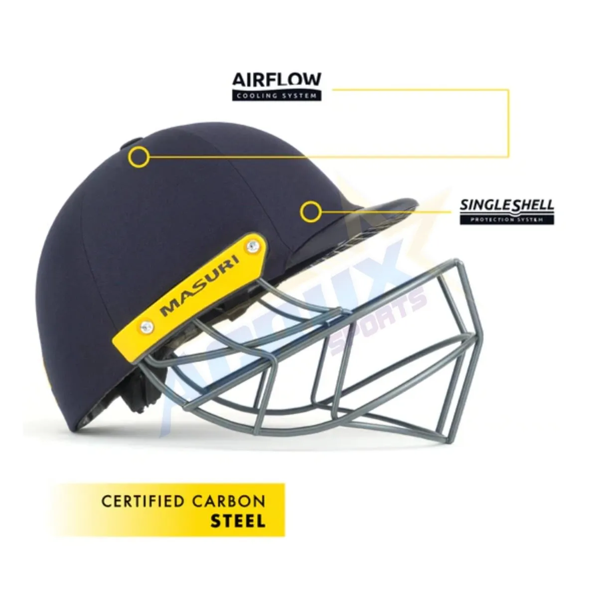Masuri C Line Plus Steel Senior Cricket Helmet