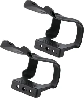 Mountain Bike Cycling Pedals Toe Clip Road Bike Pedal Half Clips Bicycles Strapless Toe Pedal Clips Cage Easy to Install