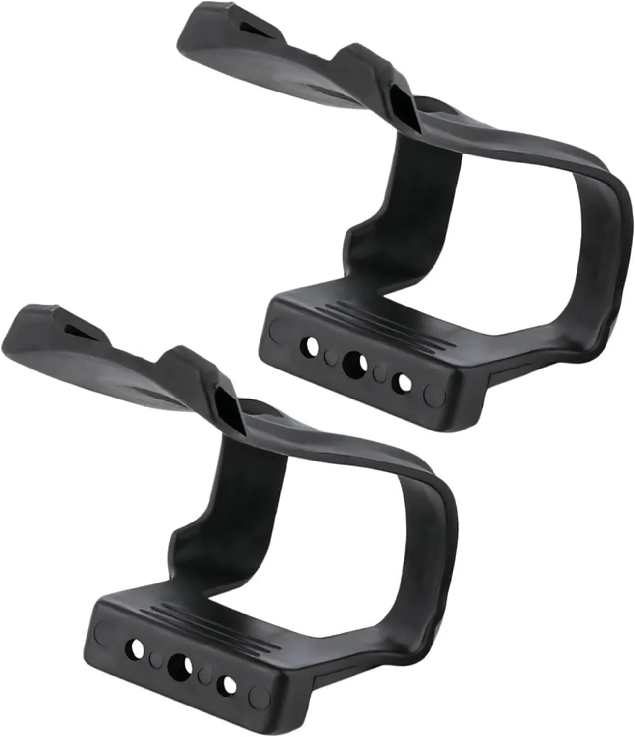 Mountain Bike Cycling Pedals Toe Clip Road Bike Pedal Half Clips Bicycles Strapless Toe Pedal Clips Cage Easy to Install