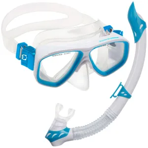 Open Box Cressi Rocks Kids Combo Packages-White / Light Blue