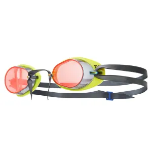 Open Box TYR Socket Rockets 2.0 Mirrored Adult Goggles-Red/Yellow