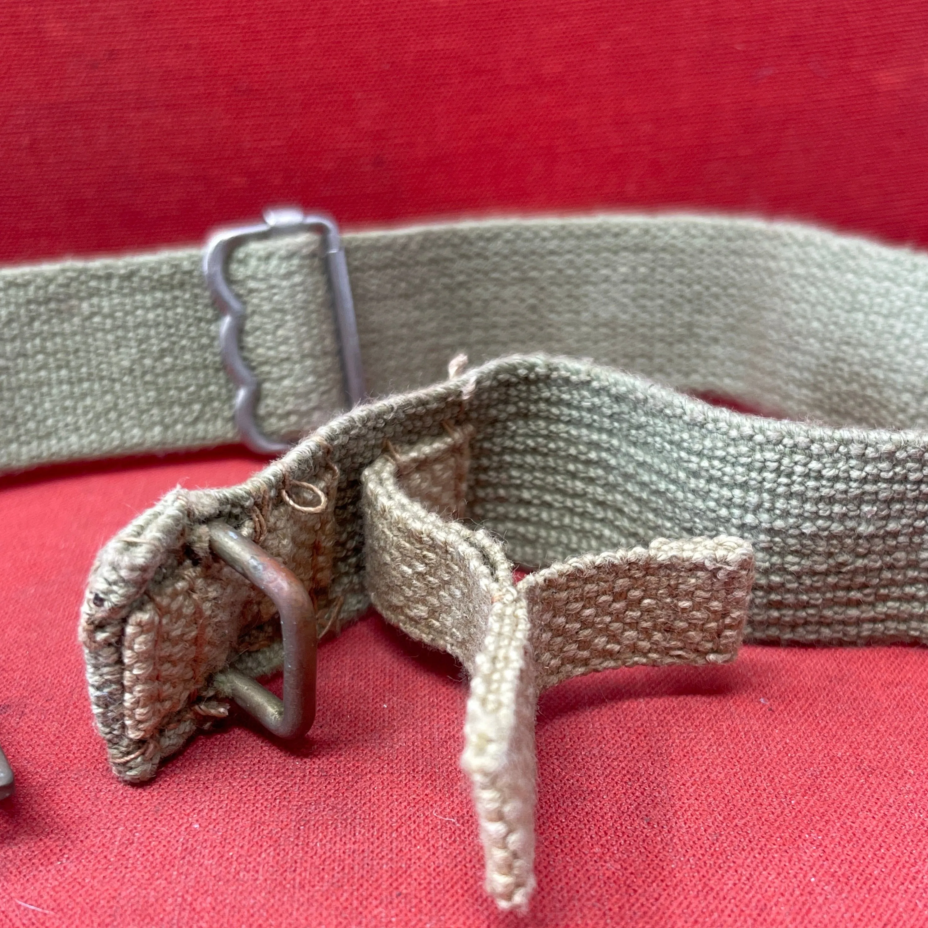 Original British Army Quick Release Tankers Helmet Chinstrap - WW2