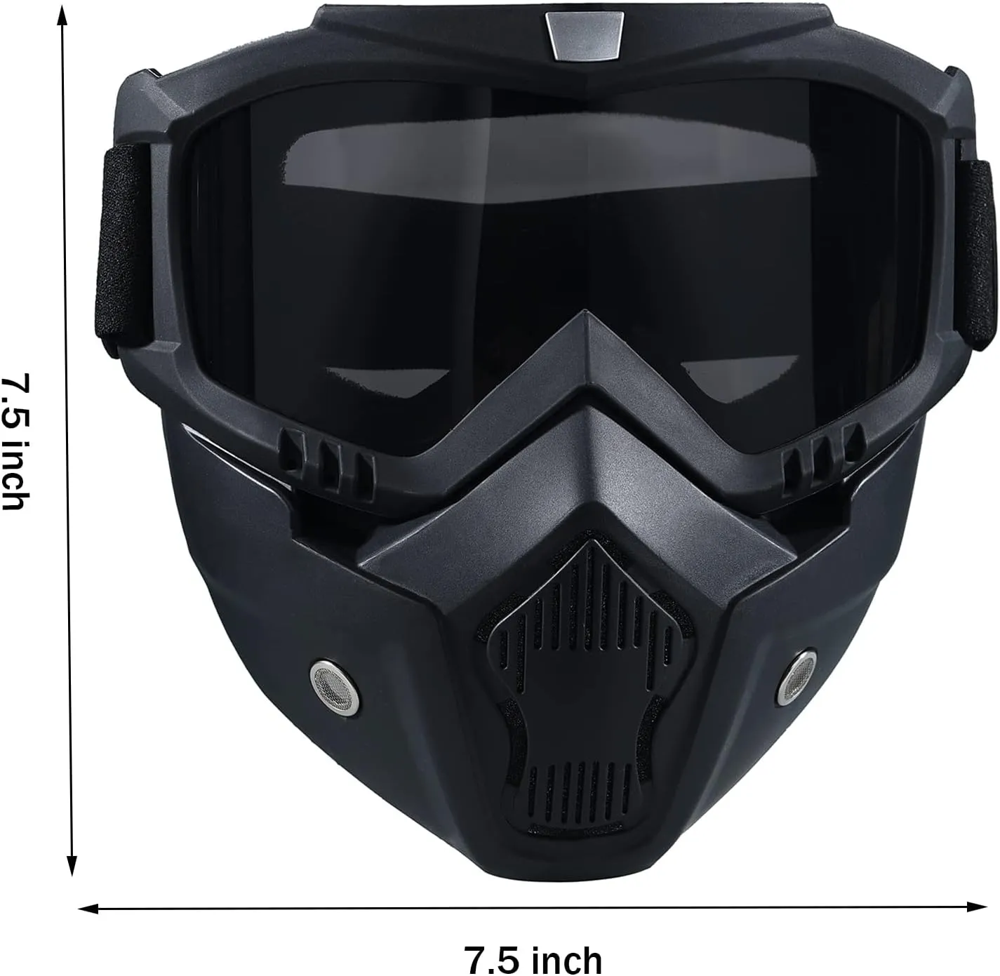 Paintball Mask Anti Fog,Tactical Full Face Mask Ski Mask Goggles Detachable Adjustable,Motorcycle Riding Face Protection