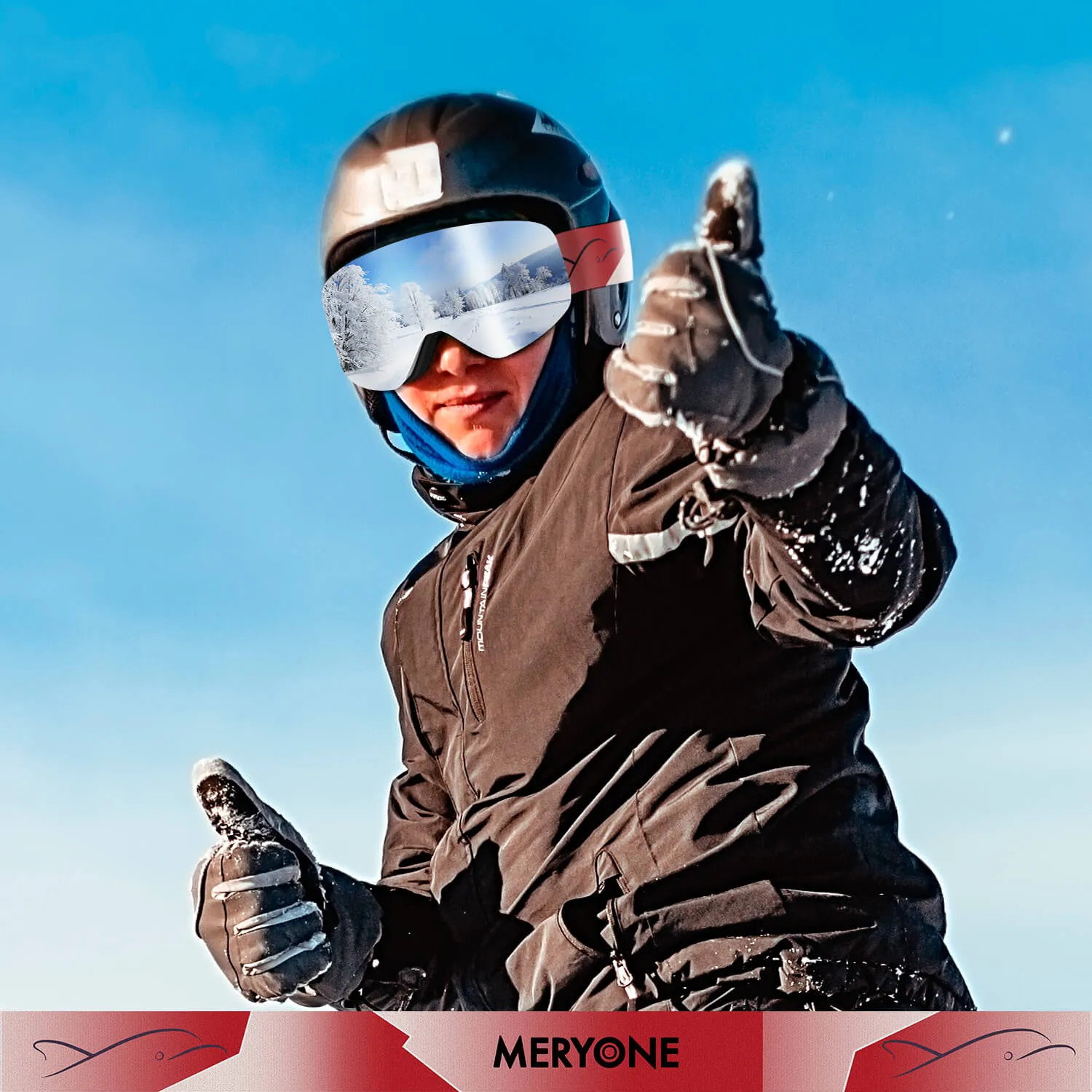 Panoramic View Top Snow Goggles_Lesco