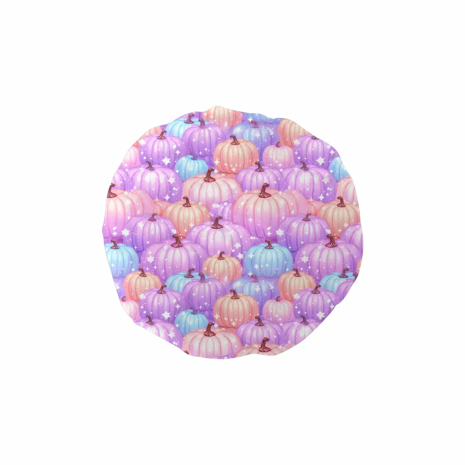 Pastel Pumpkin  Shower Cap