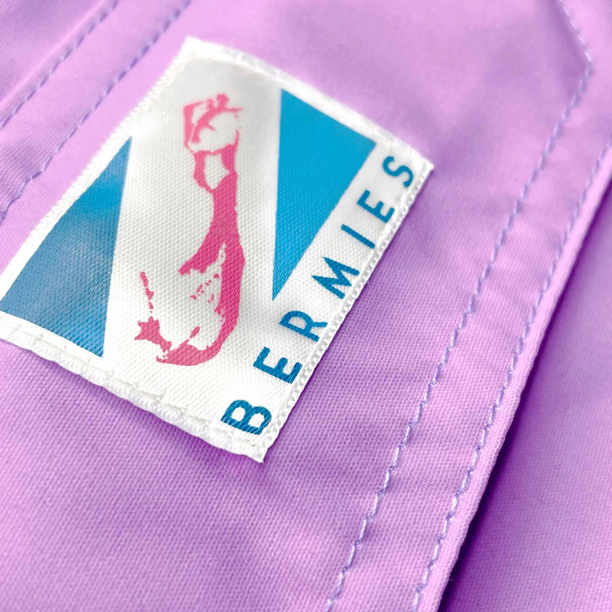 Pink to Purple - 5" Swim Trunks   Color Changing