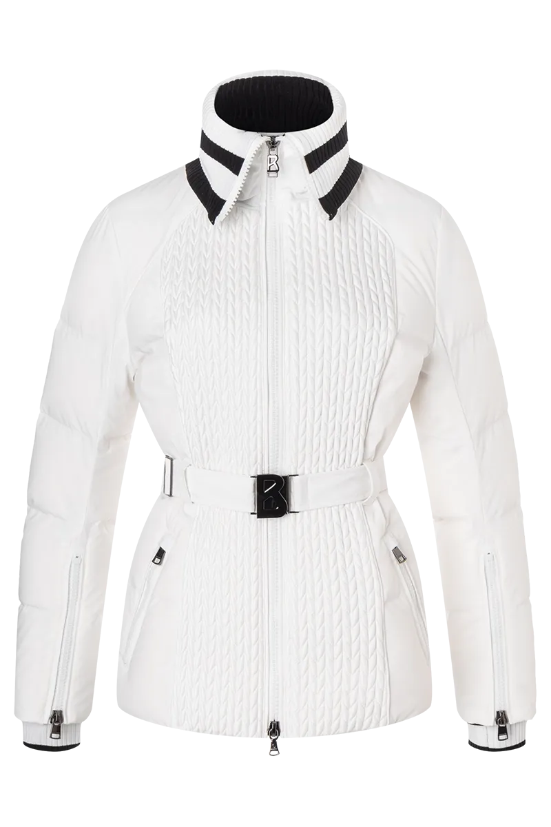 Polly-D Smocked Down Ski Jacket