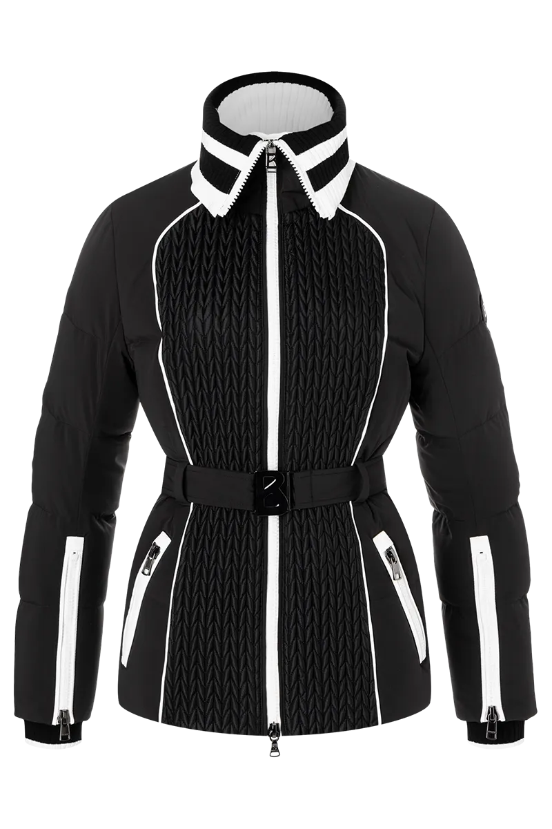 Polly-D Smocked Down Ski Jacket