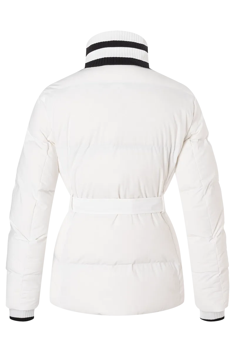 Polly-D Smocked Down Ski Jacket
