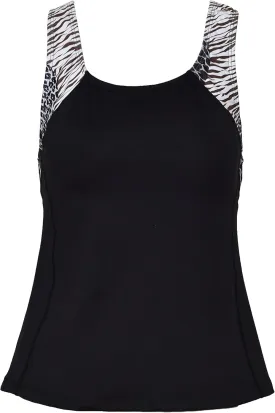 Private Island Hawaii Women UPF50  Tankini Bathing Swimsuits Sleeveless Tank Bra Top Swim Rash Guard (RTY)