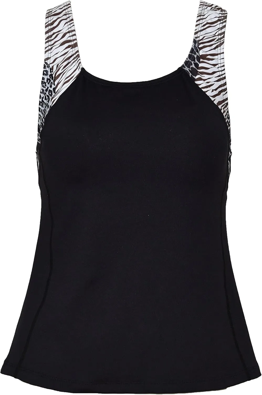 Private Island Hawaii Women UPF50  Tankini Bathing Swimsuits Sleeveless Tank Bra Top Swim Rash Guard (RTY)