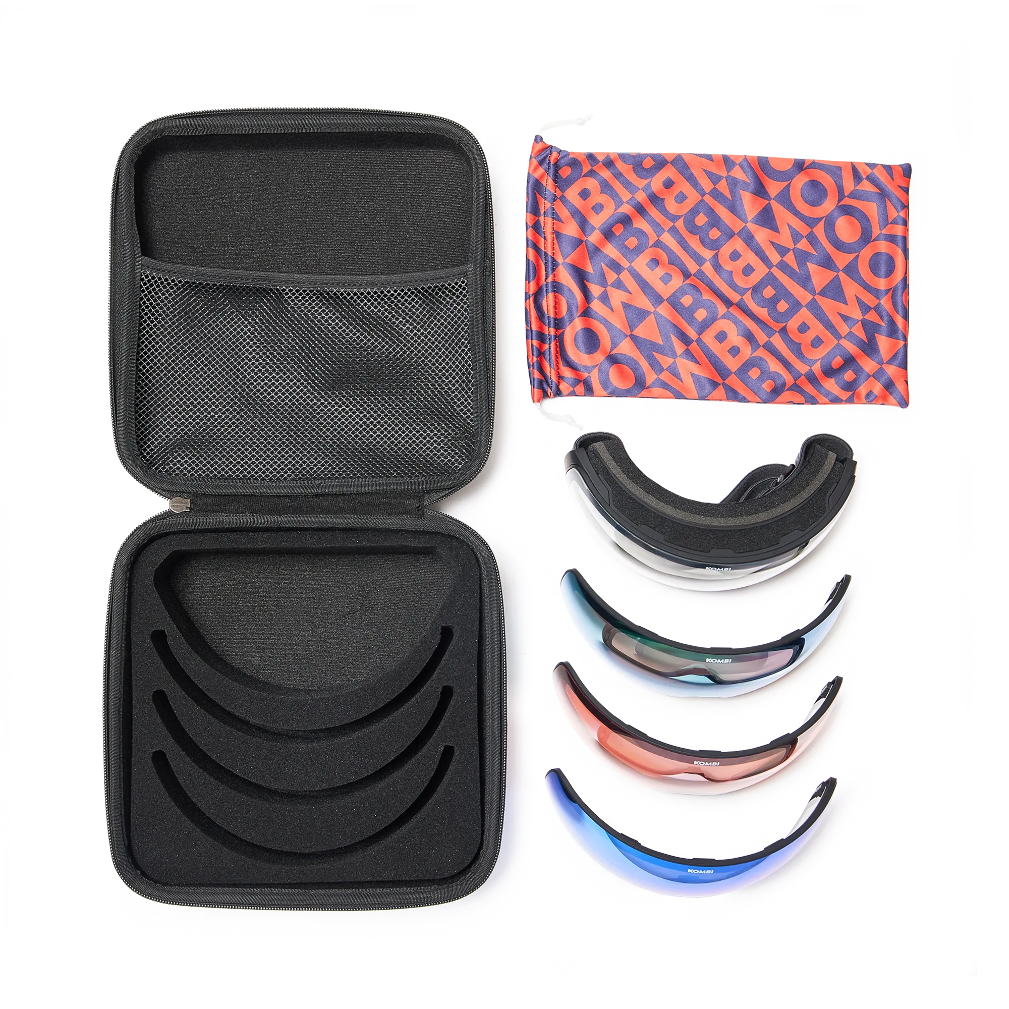 Pro-Act Magnetic Ski Goggles with 4 interchangeable lenses