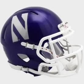 Riddell 9585590361 NCAA Northwestern University Replica Mini Speed Style Wildcats Helmet - Purple