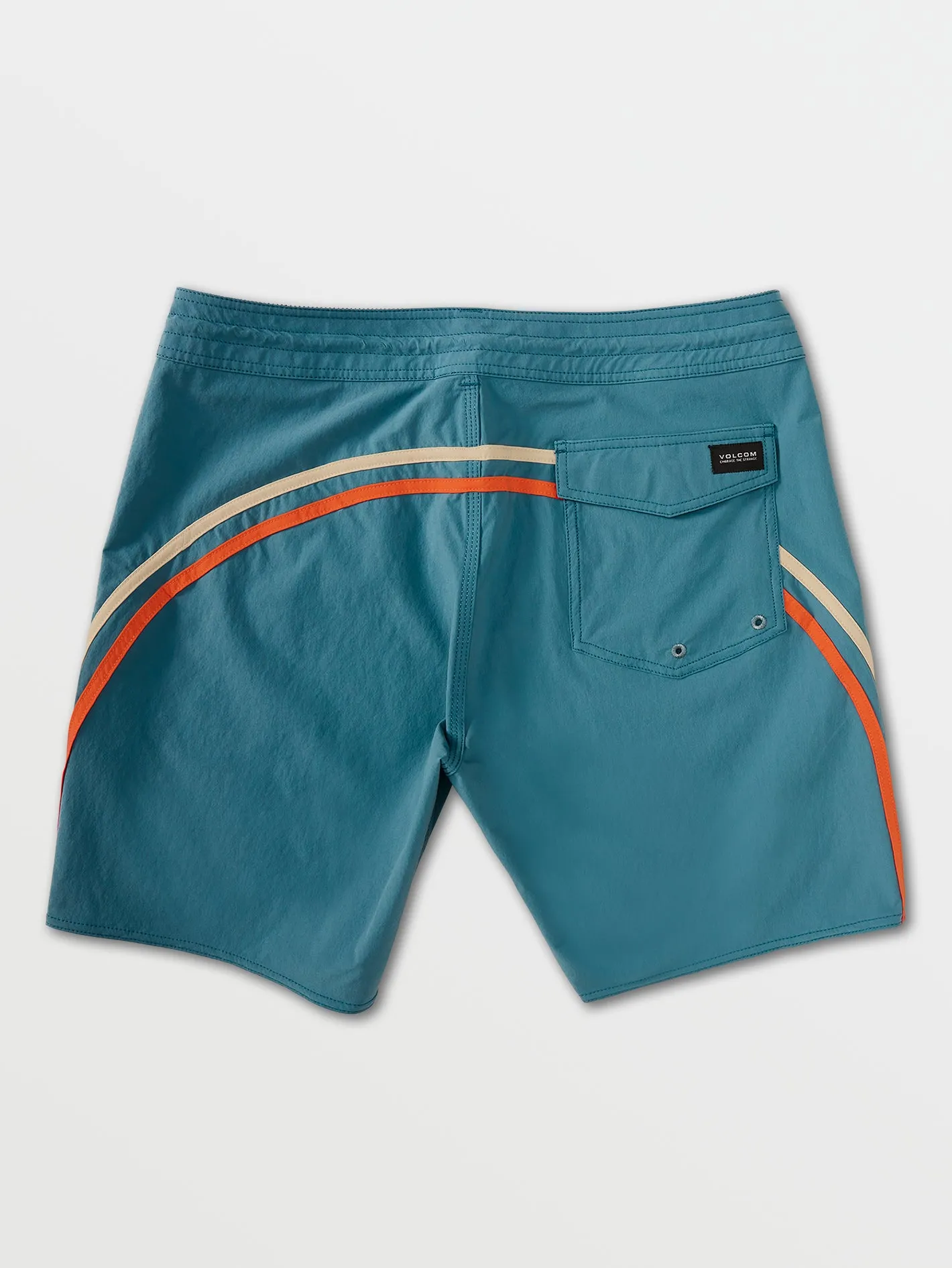 Scalloped Liberator Trunks - Storm Blue