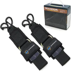 Seamander Boat Tie Down Straps to Trailer- Marine Grade Adjustable Boat Trailer Straps for Boat, Jet Ski, & More(Safety Clips/Winch Strap 2inch*48inch)