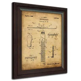 Snowboard - Patent Art