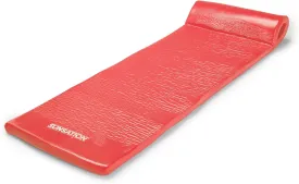 TRC Recreation Texas Recreation Sunsation 1.75" Thick Swimming Pool Foam Pool Floating Mattress, Coral