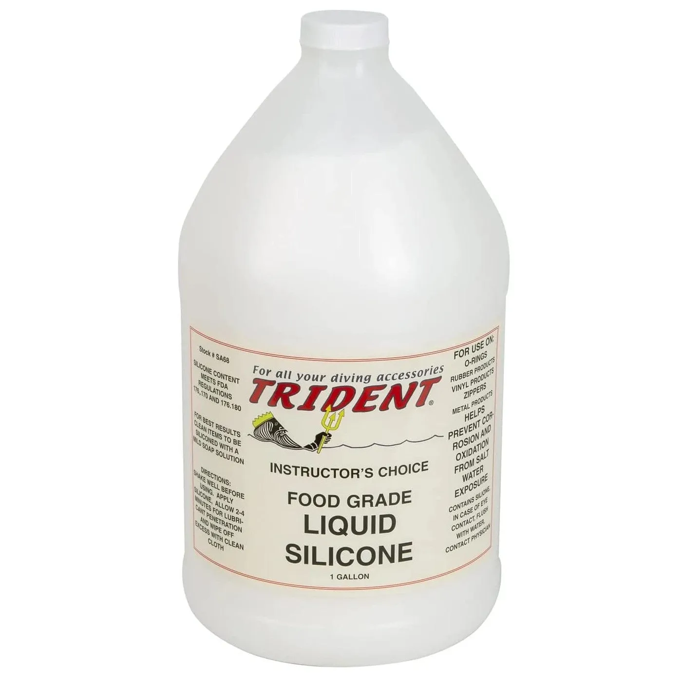 Premium Trident 1 Gallon Liquid Silicone Lubricant and Conditioner