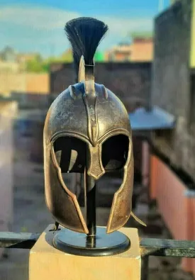 Troy Greek Achilles Trojan Helmet Troy Shield Movie Trojan Helmet Brad Pitt Troy Helmet - Halloween Costume for Adult Item
