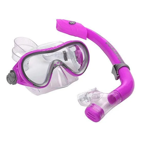 U.S. Divers Coral Mask  -  Island Dry JR. Snorkel