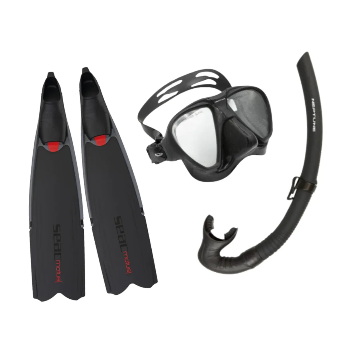 Warrior Mask, Snorkel & Fin Set