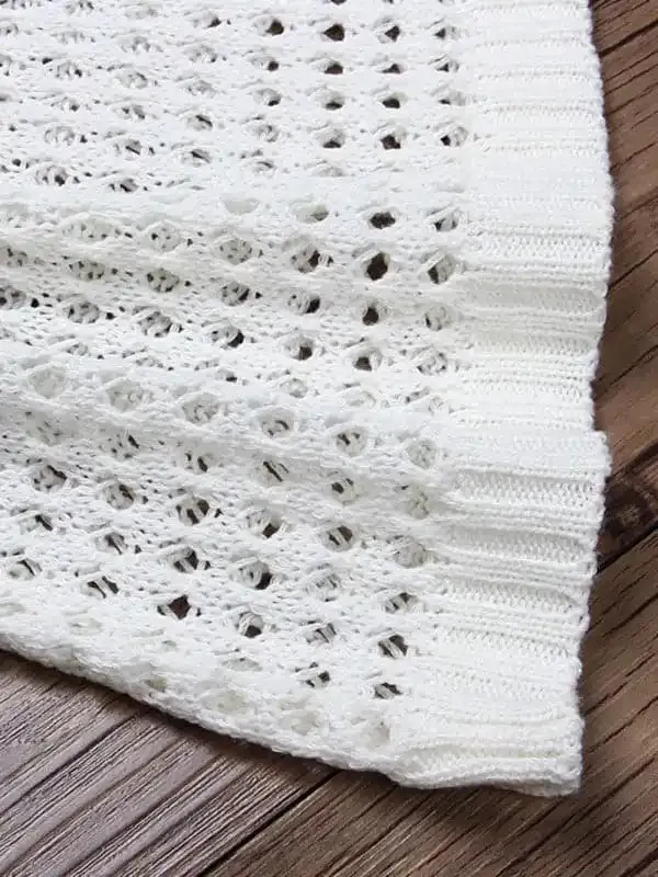 Women’s Solid Color Open Knit Cover Up Dress