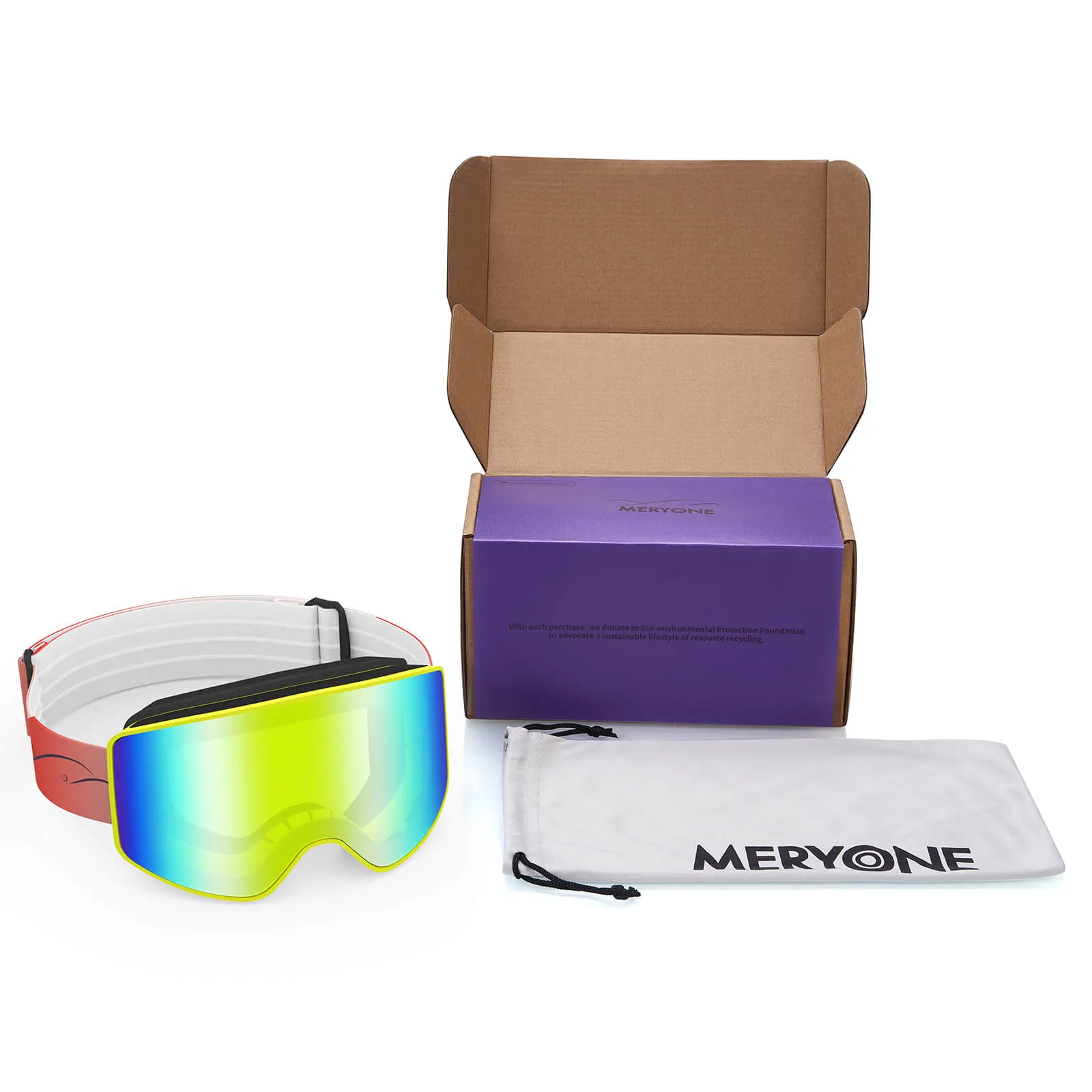 Yellow Magic View Ski Goggles